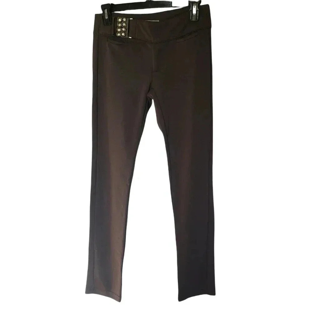 -Premium jeans women pant size small gray color